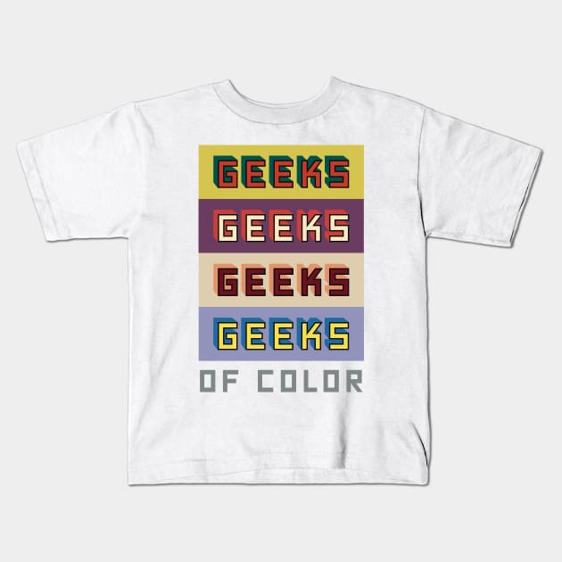 The Retro Tee – Self-Titled Collection Kids T-Shirt by geeksofcolor